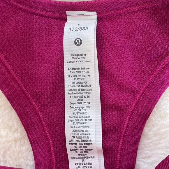 ❤️ Lululemon Ebb to Street Crop Tank Size 6 NWT - Picture 4 of 6